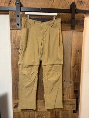 Men's Eddie Bauer Convertible Zip-Off Pants - Tan